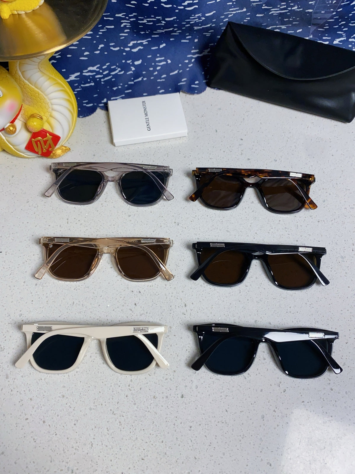 Gentle Monster HEIZER Square Brown Lens Sunglasses for Men & Women - 488001 - detail image 11