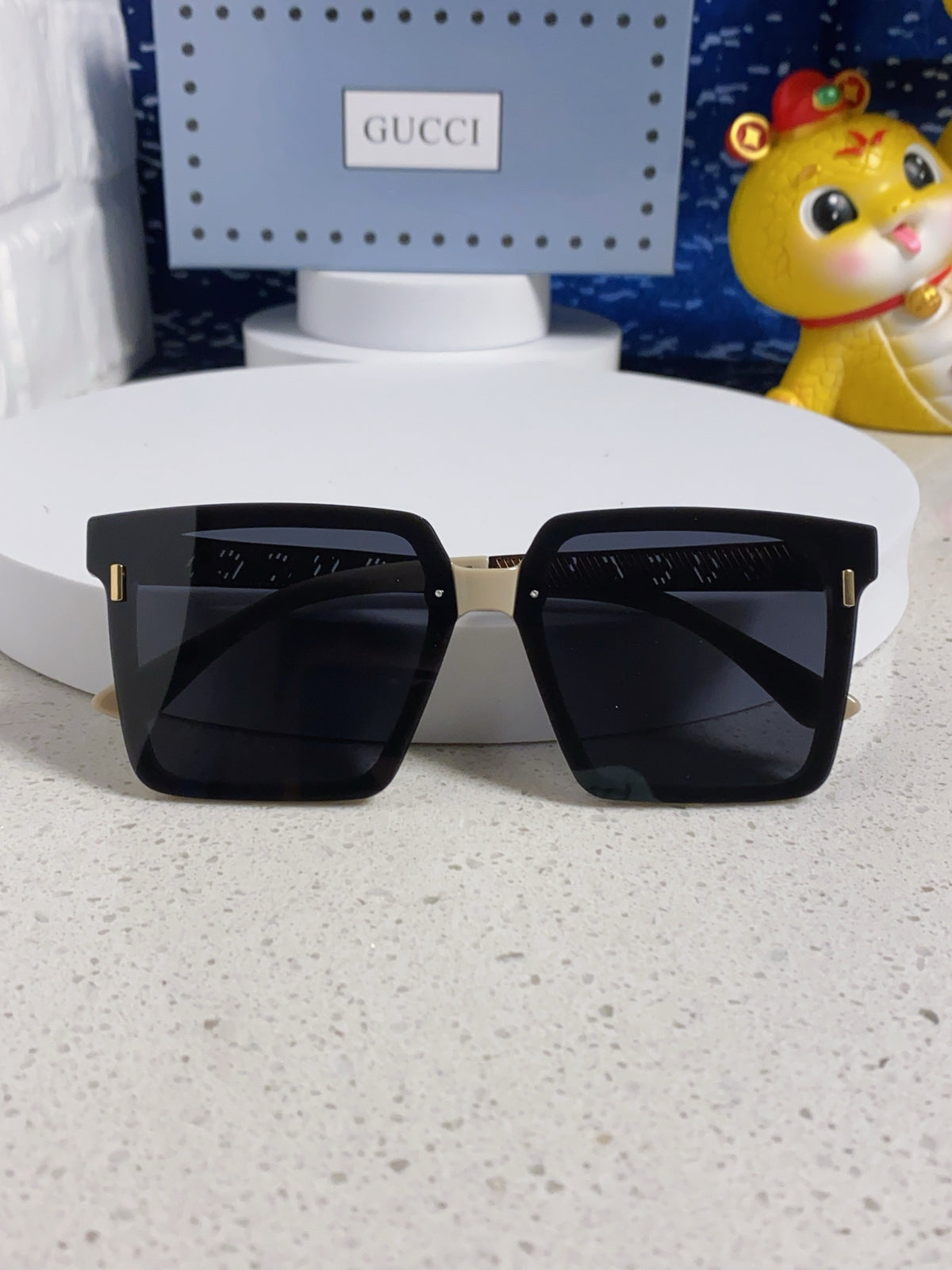 Gucci Polarized Square Silver Lens Sunglasses for Men & Women - 357879 - detail image 9