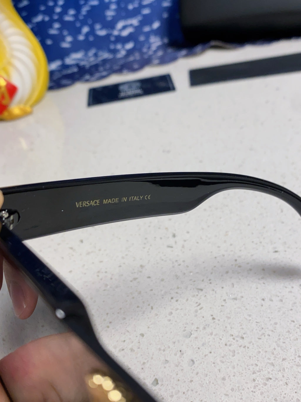 Versace Oversized Silver Lens Sunglasses for Men & Women - 358806 - detail image 8