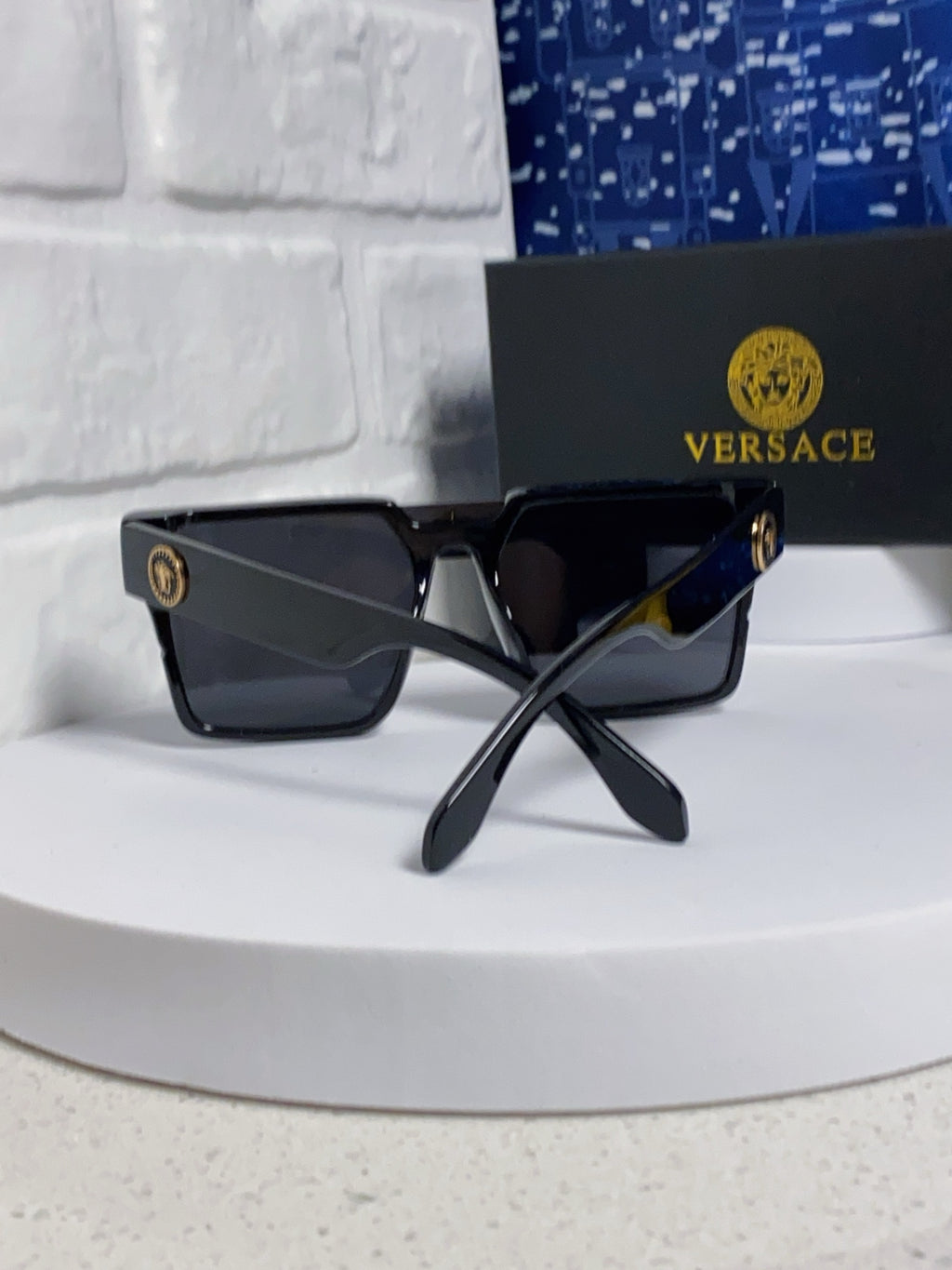 Versace Oversized Silver Lens Sunglasses for Men & Women - 358807 - detail image 3