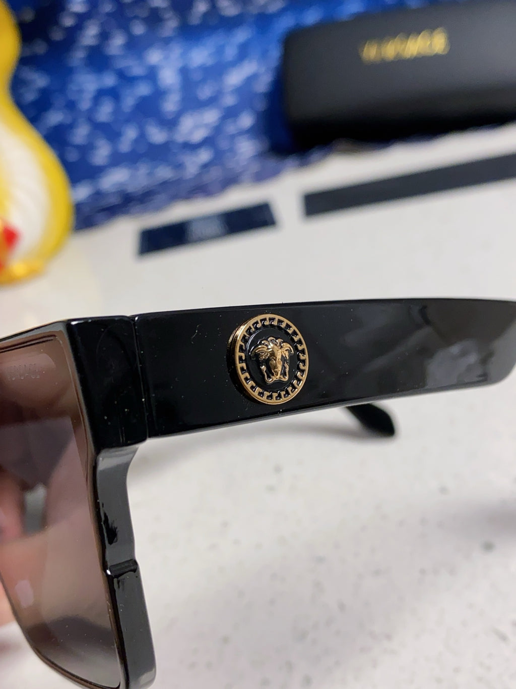 Versace Oversized Silver Lens Sunglasses for Men & Women - 358807 - detail image 7