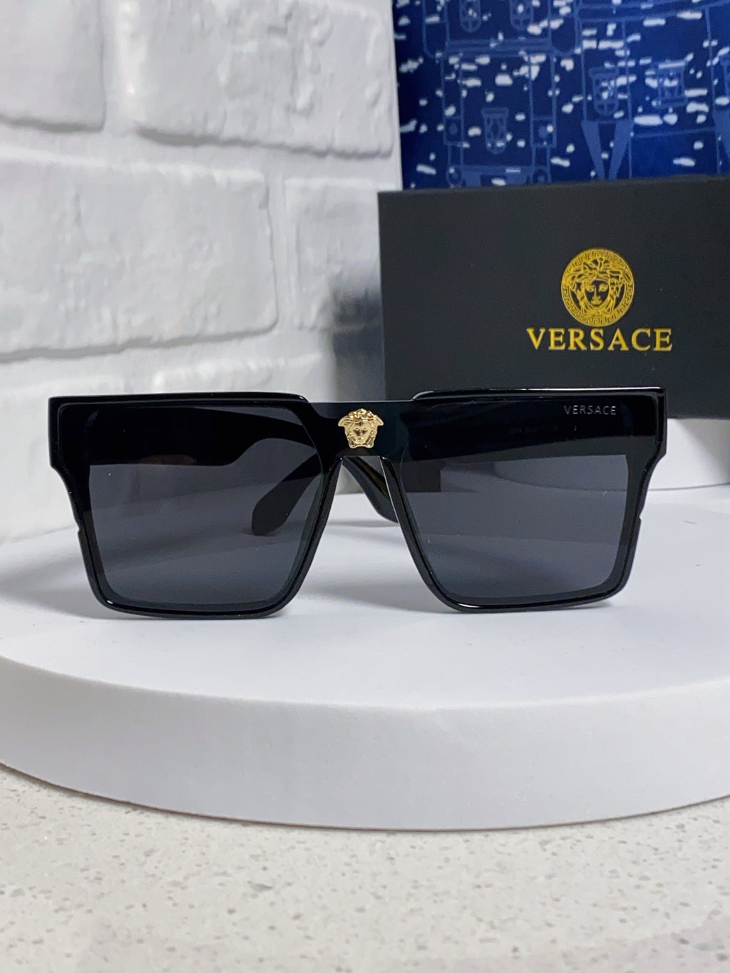 Versace Oversized Silver Lens Sunglasses for Men & Women - 358807 - detail image 2