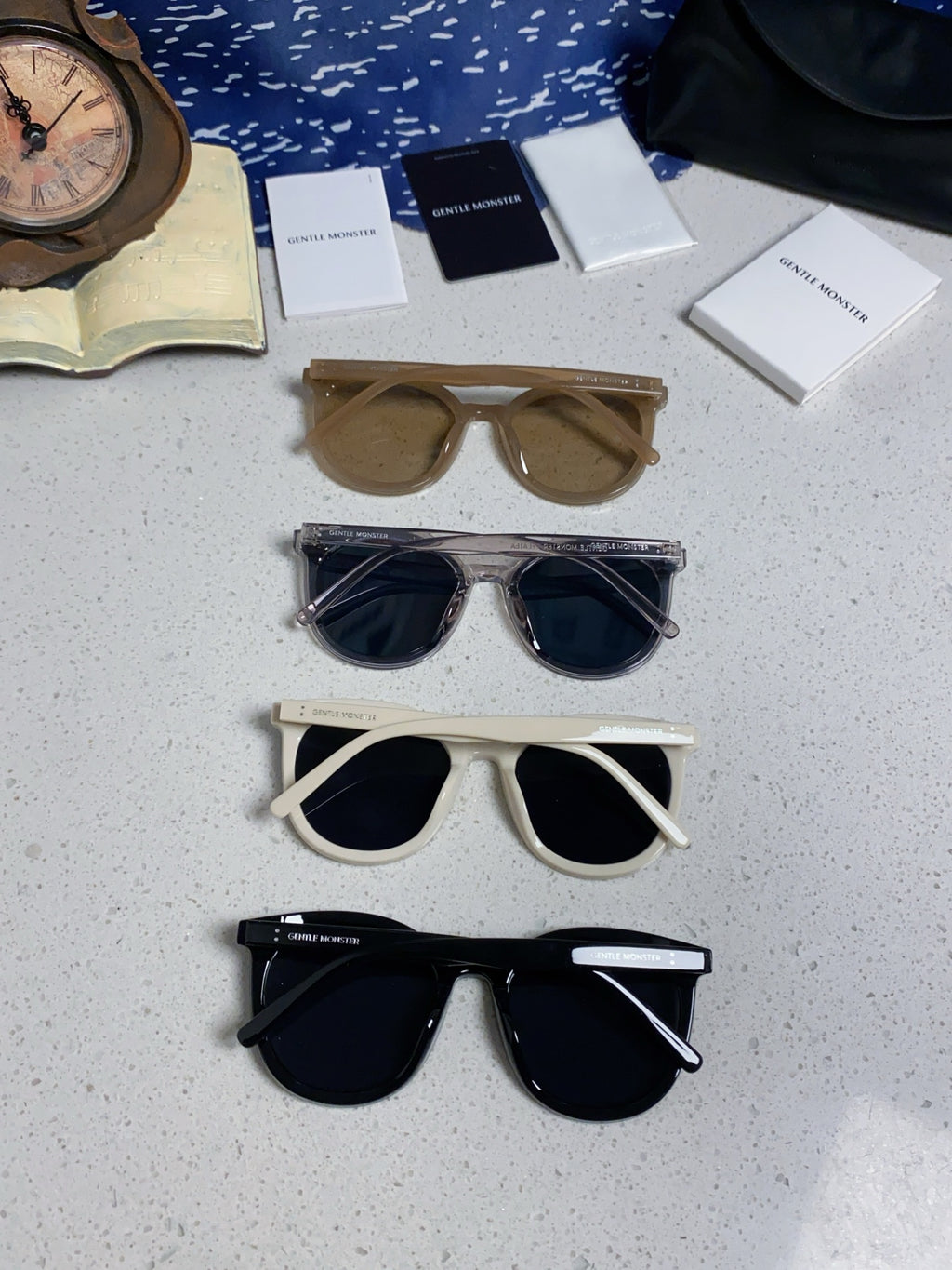 Gentle Monster SOLO Polarized Round Silver Lens Sunglasses for Men & Women - detail image 11