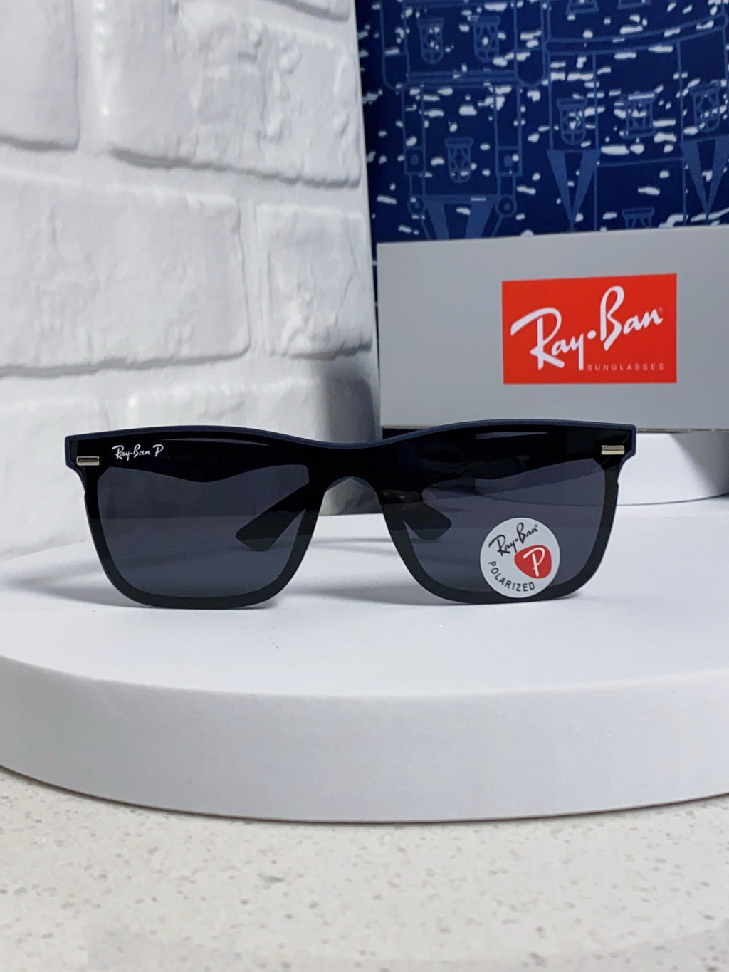 Ray-Ban RB4487 Polarized Acetate Square Silver Lens Sunglasses for Me - 372717 - detail image 2