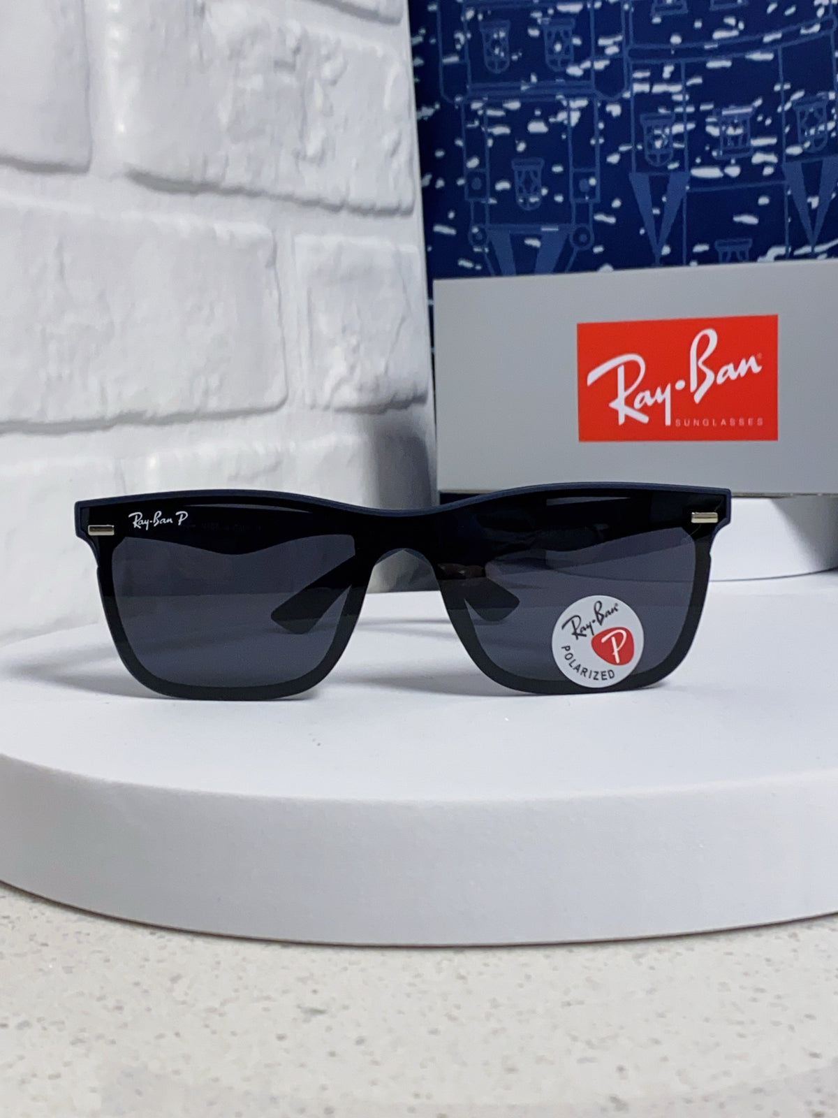 Ray-Ban RB4487 Polarized Acetate Square Silver Lens Sunglasses for Me - 372717 - detail image 2