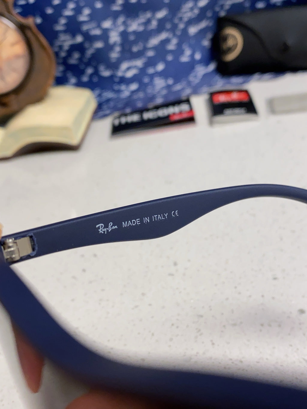 Ray-Ban RB4487 Polarized Acetate Square Silver Lens Sunglasses for Me - 372717 - detail image 8