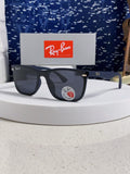 Ray-Ban RB4487 Polarized Acetate Square Silver Lens Sunglasses for Me - 372717