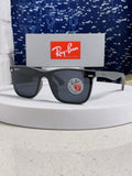 Ray-Ban RB4487 Polarized Acetate Square Silver Lens Sunglasses for Me - 372718