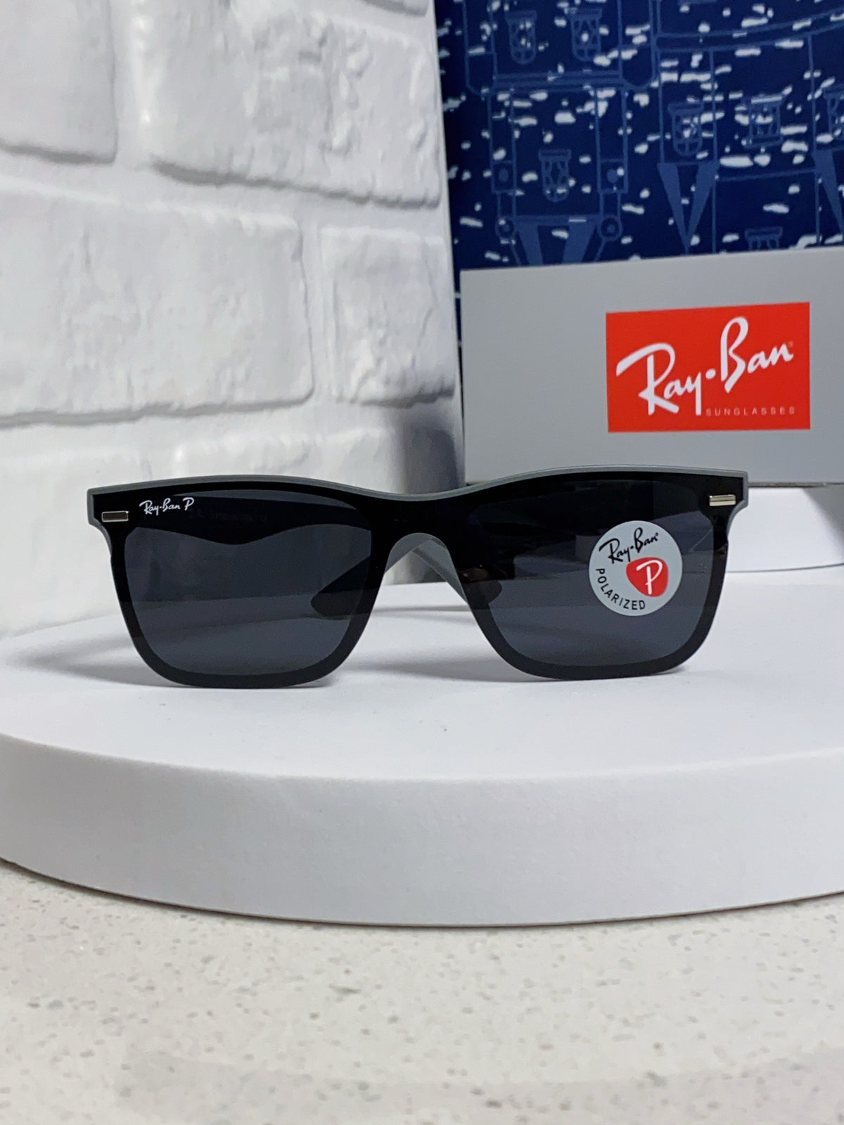 Ray-Ban RB4487 Polarized Acetate Square Silver Lens Sunglasses for Me - 372718 - detail image 2