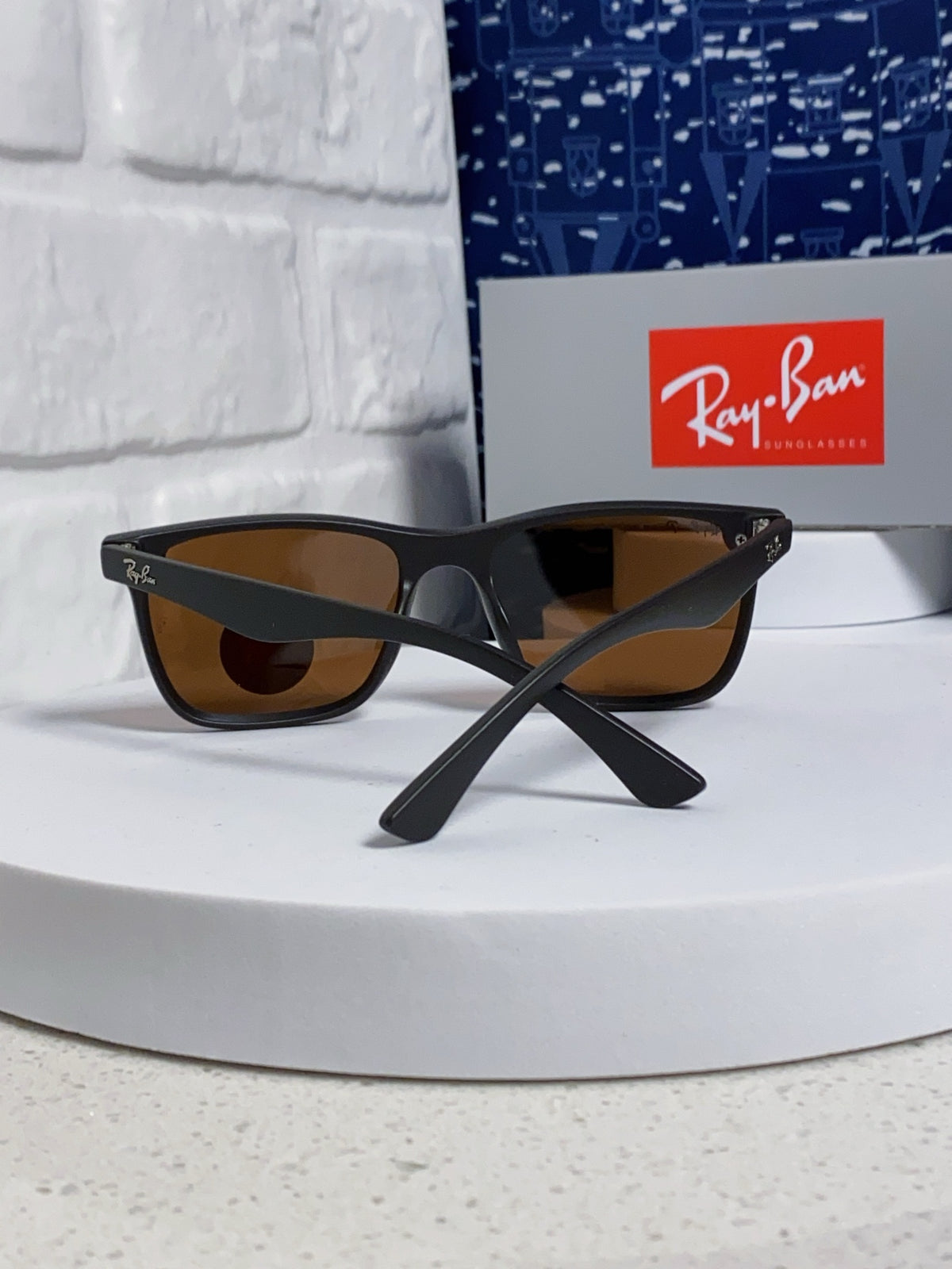 Ray-Ban RB4487 Polarized Acetate Square Brown Lens Sunglasses for Men & Women - detail image 3