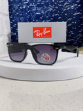 Ray-Ban RB4487 Polarized Acetate Square Silver Lens Sunglasses for Me - 372720