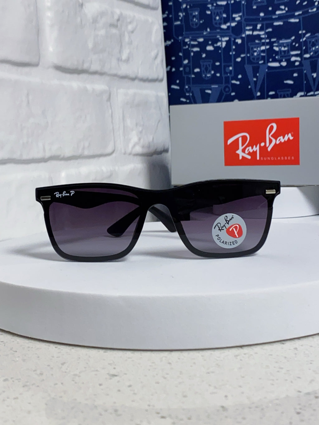 Ray-Ban RB4487 Polarized Acetate Square Silver Lens Sunglasses for Me - 372720 - detail image 2
