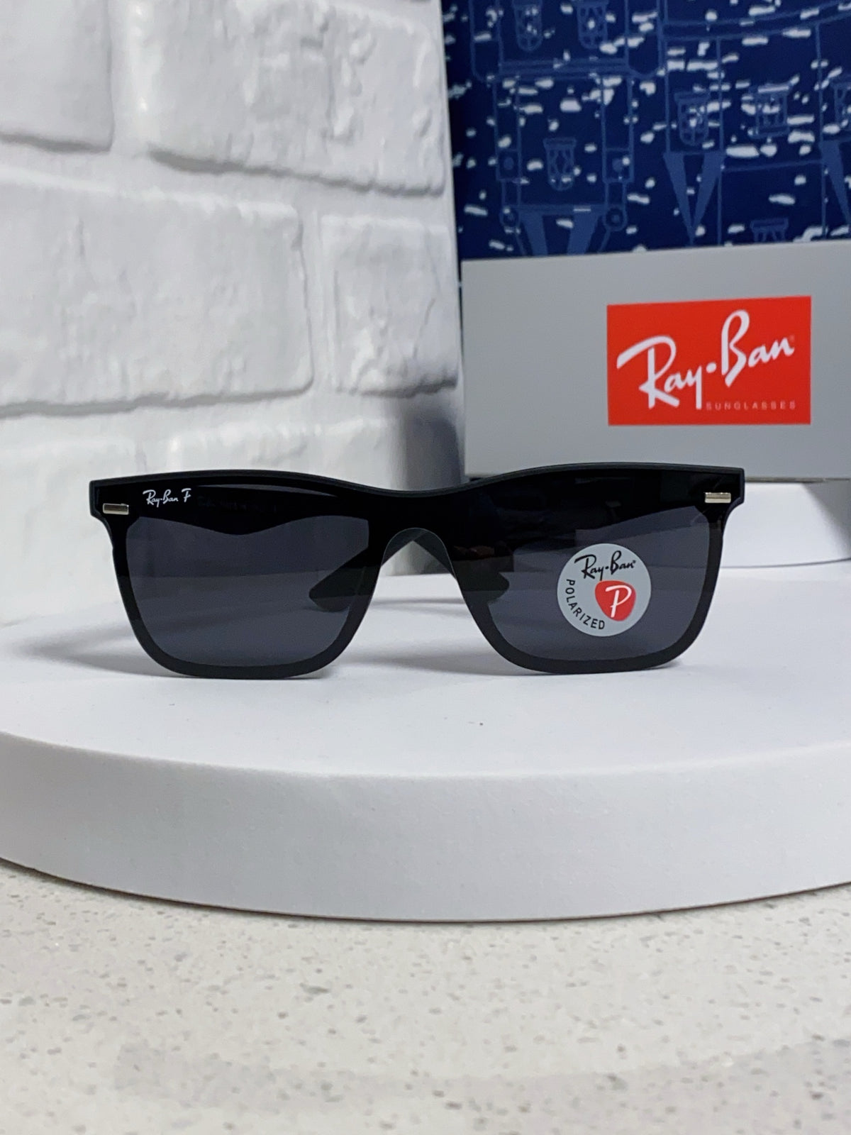 Ray-Ban RB4487 Polarized Acetate Square Silver Lens Sunglasses for Me - 372721 - detail image 2