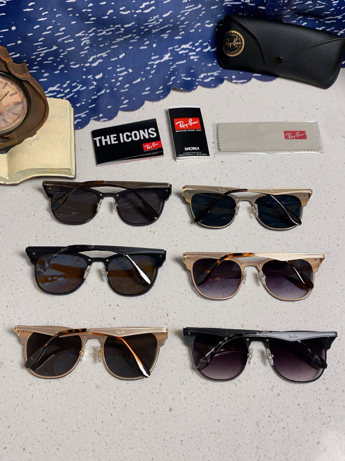 Ray-Ban RB3576 Lightweight Rimless Silver Lens Sunglasses for Men & W - 466508 - detail image 11