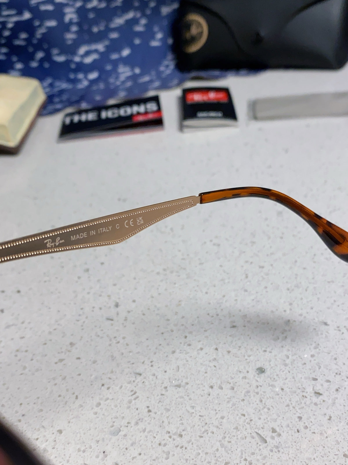 Ray-Ban RB3576 Lightweight Rimless Silver Lens Sunglasses for Men & W - 466508 - detail image 8