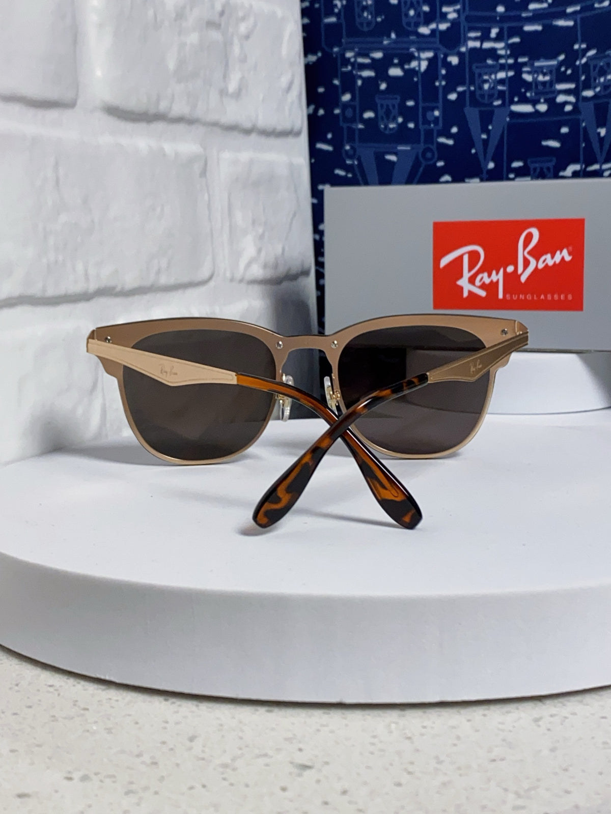 Ray-Ban RB3576 Lightweight Rimless Silver Lens Sunglasses for Men & W - 466508 - detail image 3