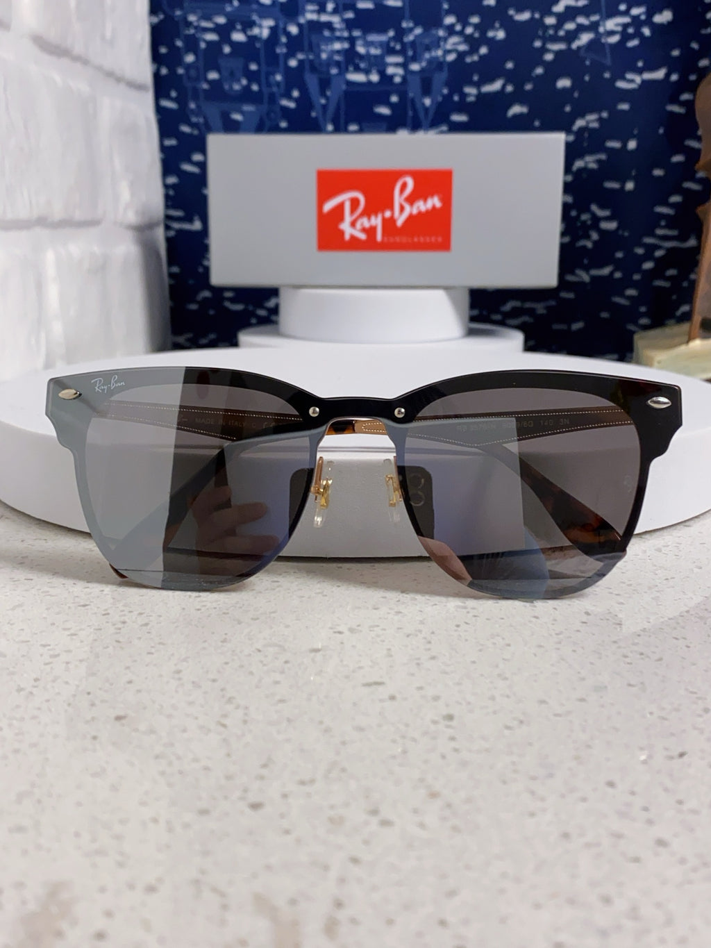 Ray-Ban RB3576 Lightweight Rimless Silver Lens Sunglasses for Men & W - 466508 - detail image 9