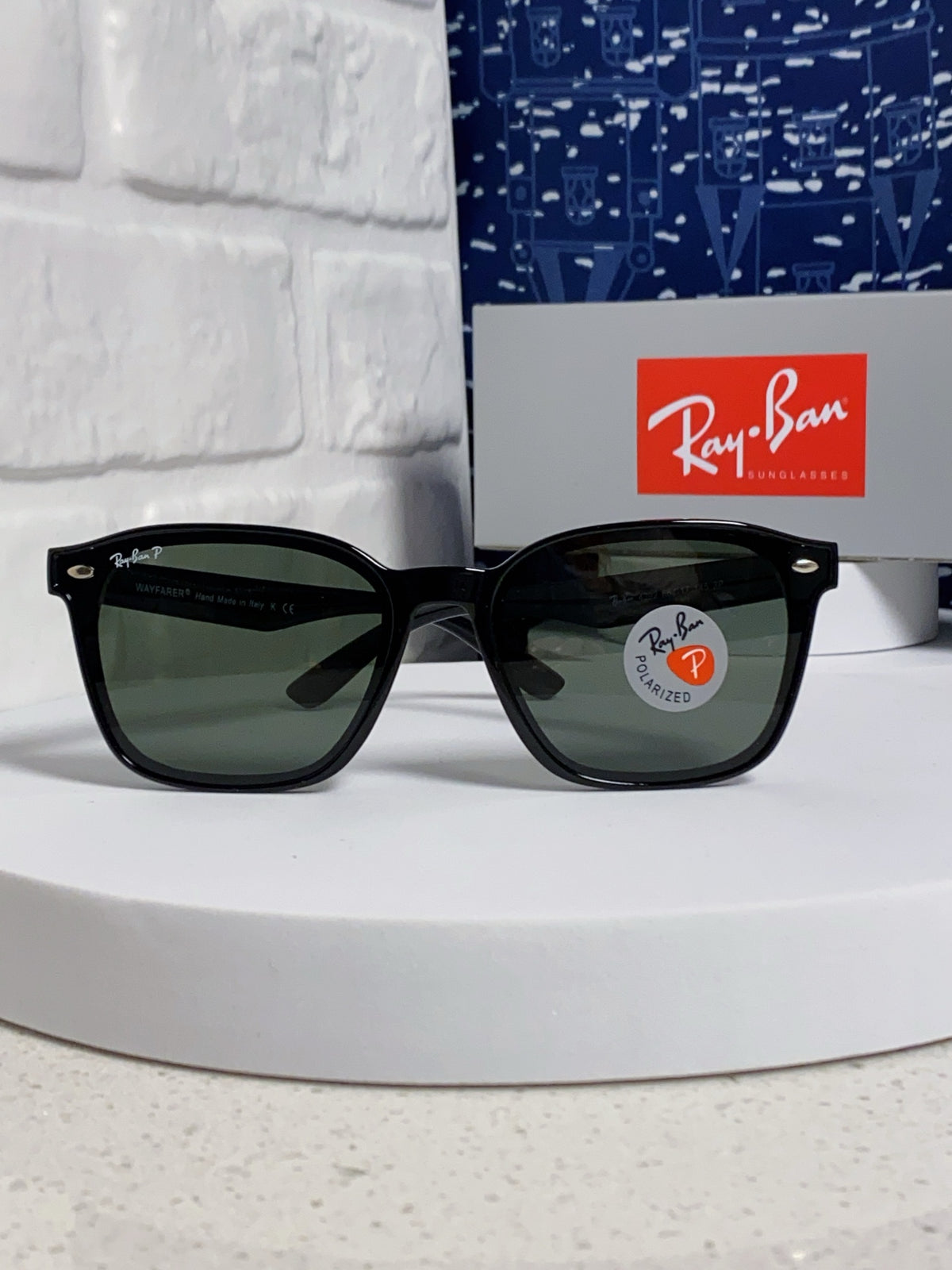 Ray-Ban RB4392 Square Silver Lens Sunglasses for Men & Women - detail image 2