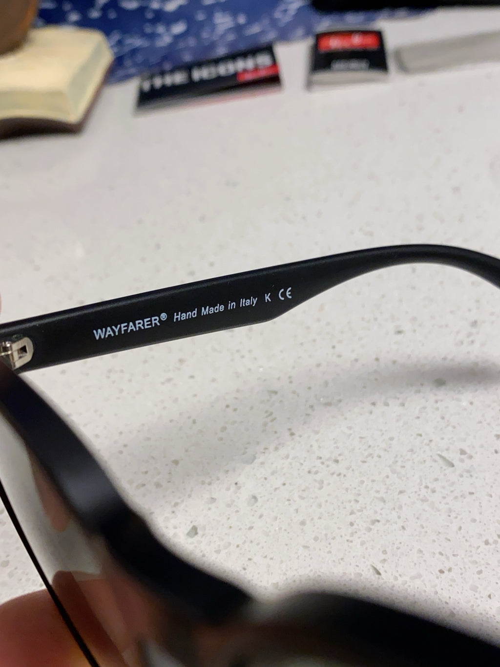 Ray-Ban RB4392 Square Black Lens Sunglasses for Men & Women - detail image 9