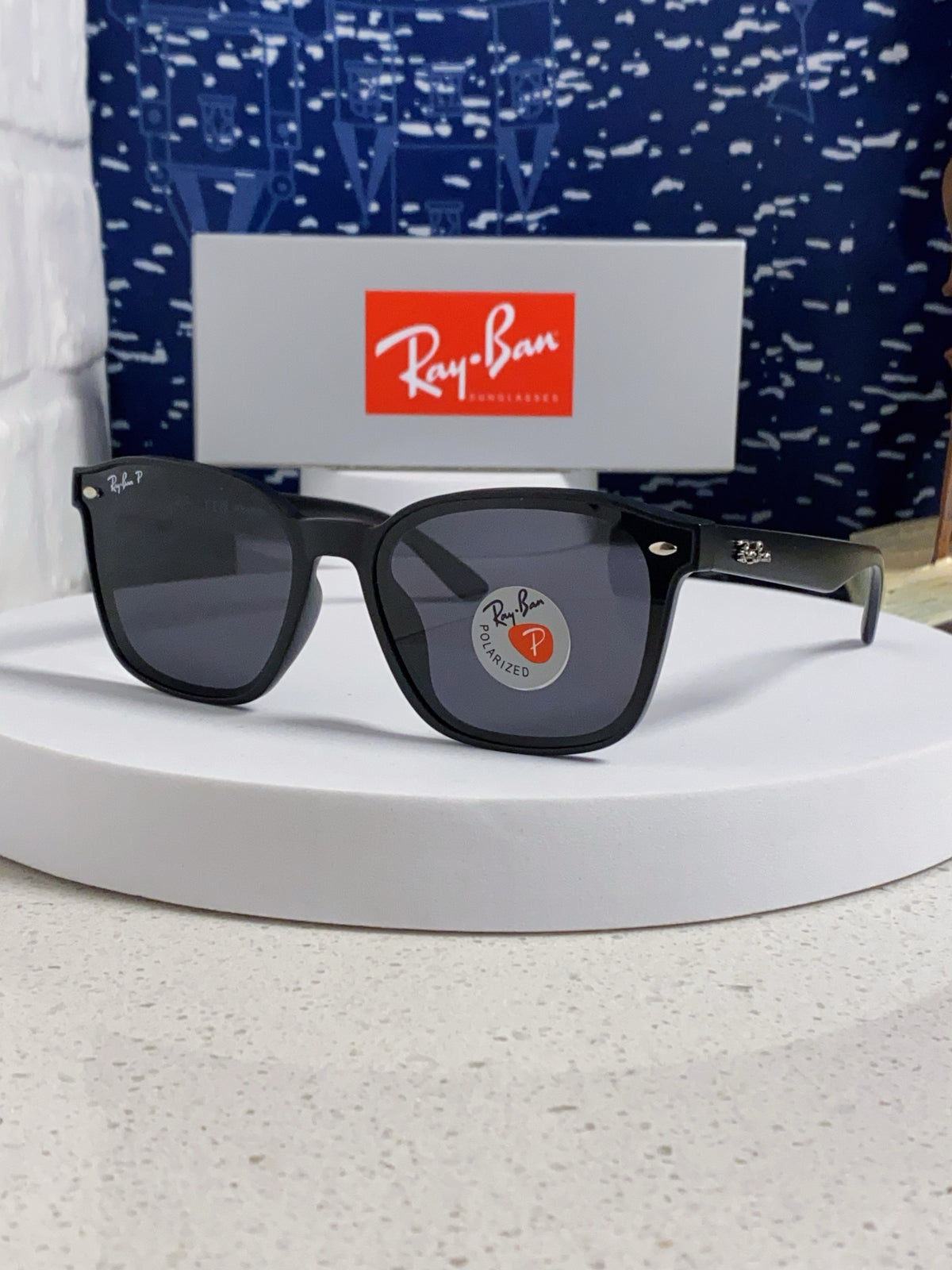 Ray-Ban RB4392 Square Gold Lens Sunglasses for Men & Women - detail image 2