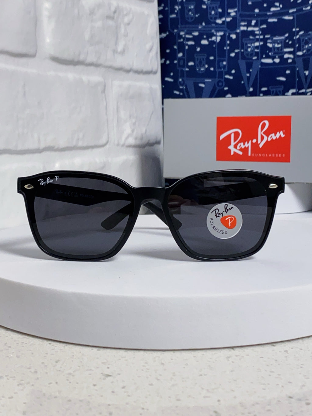 Ray-Ban RB4392 Square Gold Lens Sunglasses for Men & Women - detail image 3