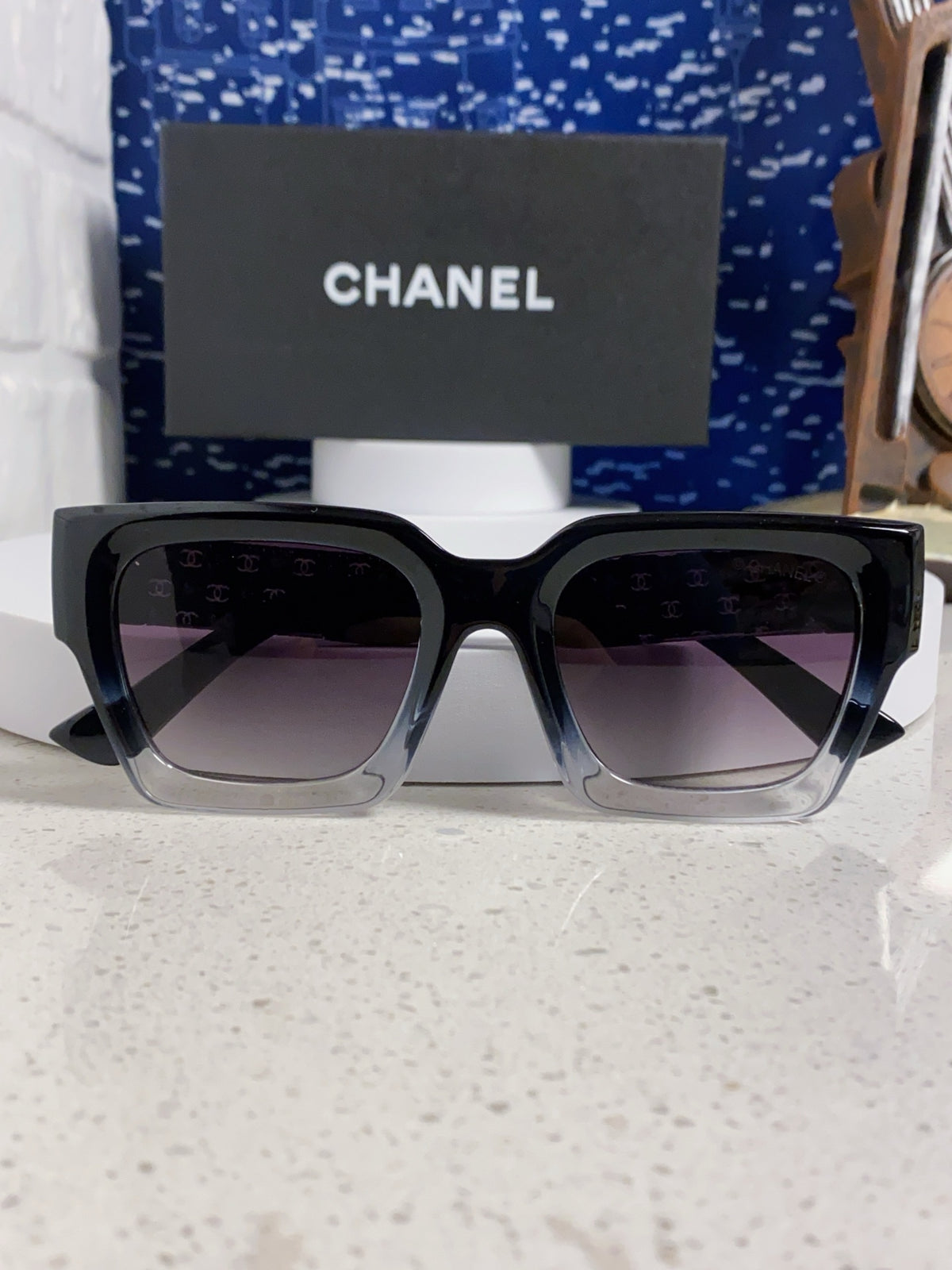 Chanel Polarized Square Silver Lens Sunglasses for Women - 398496 - detail image 9