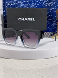 Chanel Polarized Square Silver Lens Sunglasses for Women - 158342