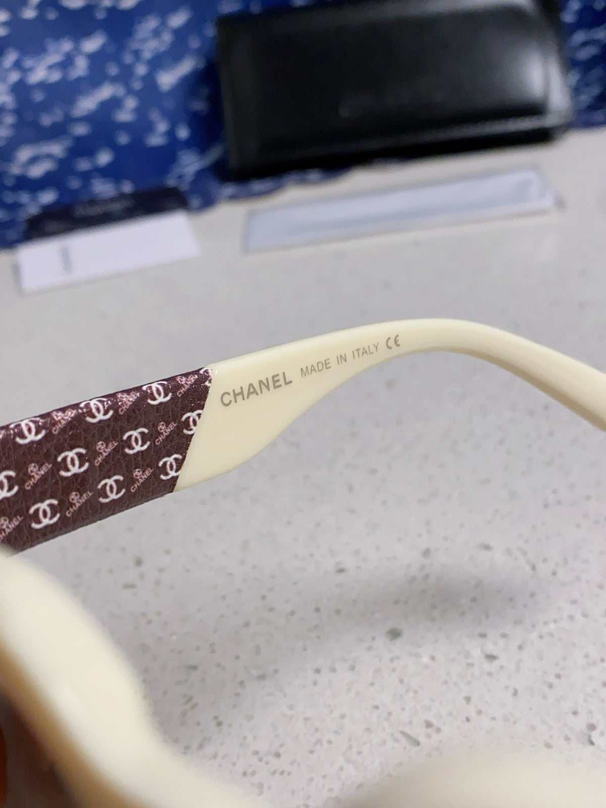 Chanel Polarized Square Brown Lens Sunglasses for Women - 158343 - detail image 8