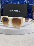 Chanel Polarized Square Brown Lens Sunglasses for Women - 158343