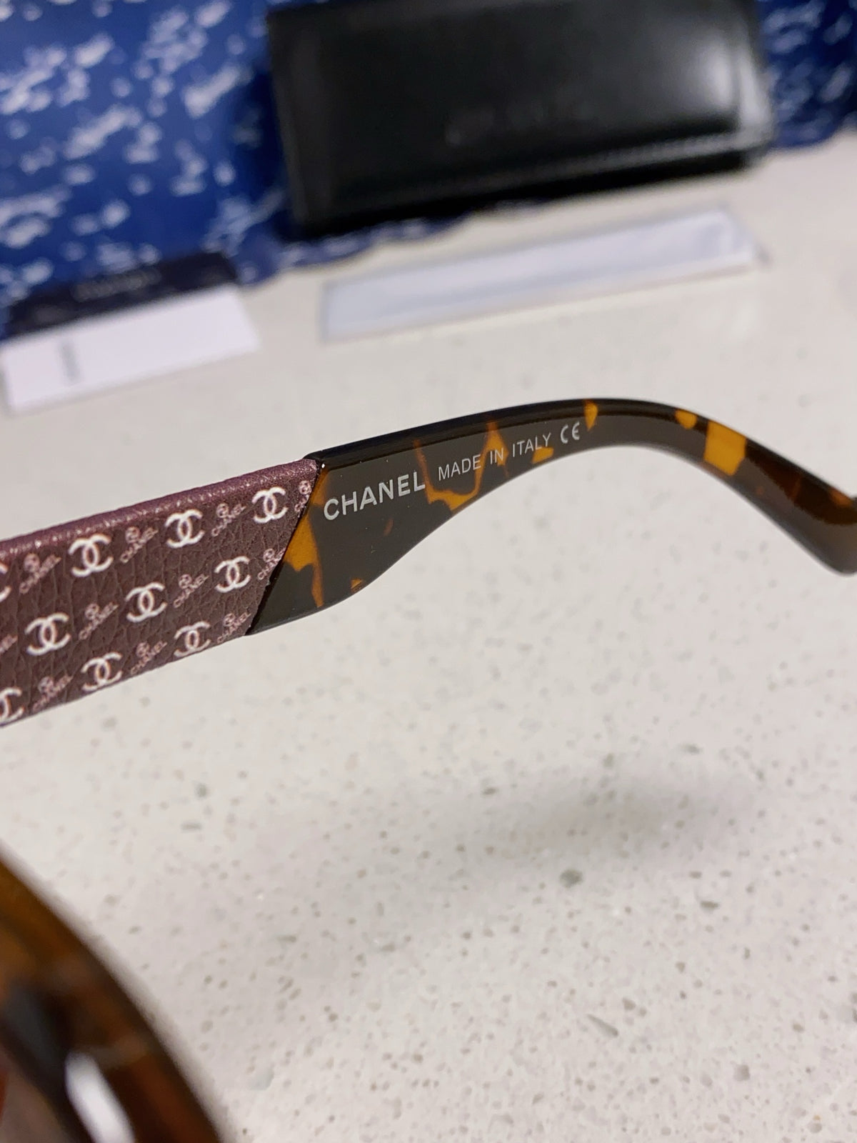 Chanel Polarized Square Brown Lens Sunglasses for Women - 398498 - detail image 8