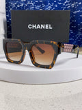 Chanel Polarized Square Brown Lens Sunglasses for Women - 398498