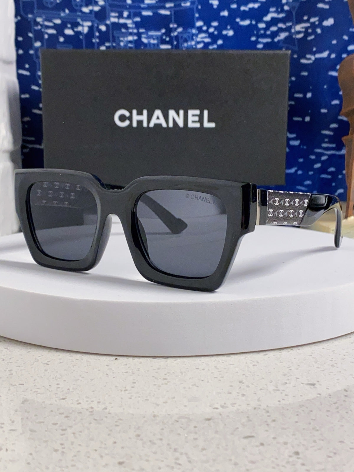 Chanel Polarized Square Gray Lens Sunglasses for Women - 158345