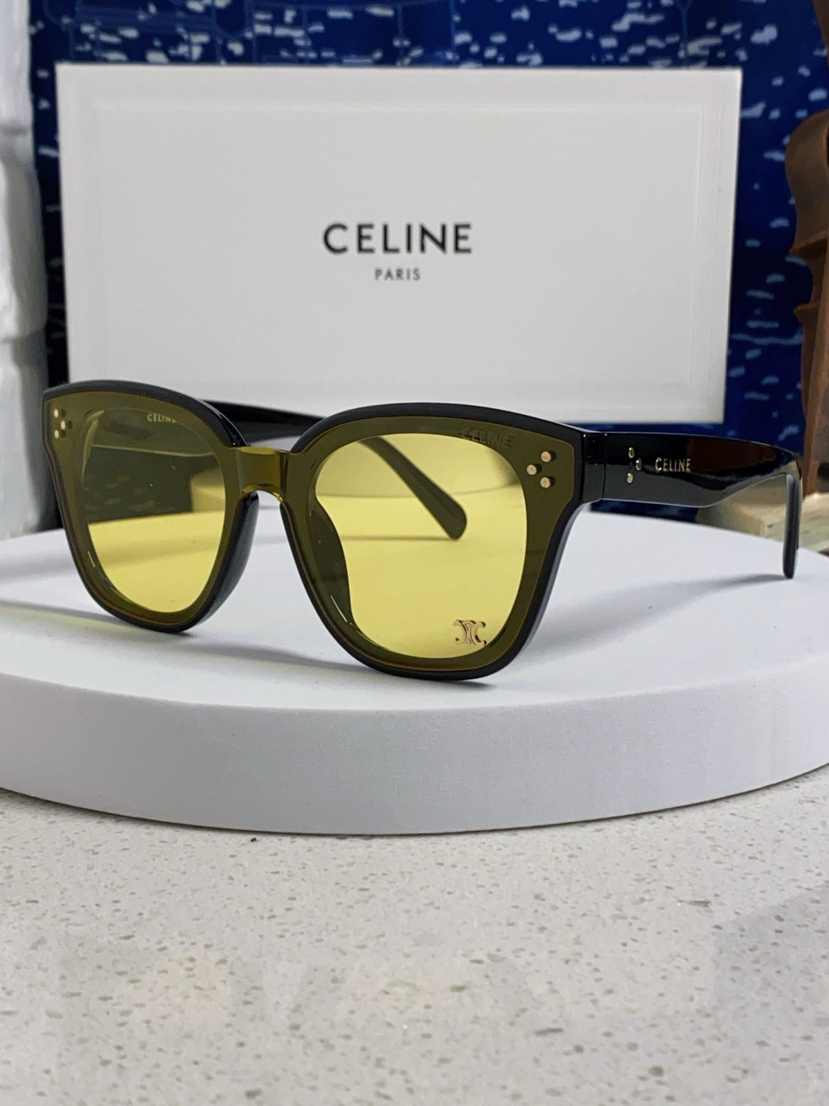 Celine Square Brown Lens Sunglasses for Men & Women - 432017