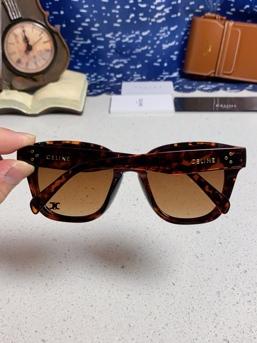 Celine Square Brown Lens Sunglasses for Men & Women - 432021 - detail image 5