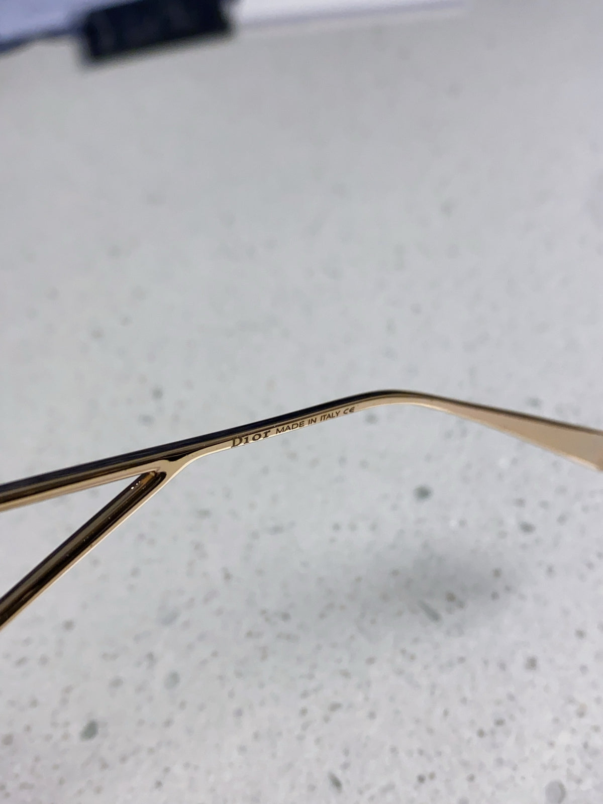 Dior 30MONTAIGNE Lightweight Rimless Blue Lens Sunglasses for Men & Women - detail image 8