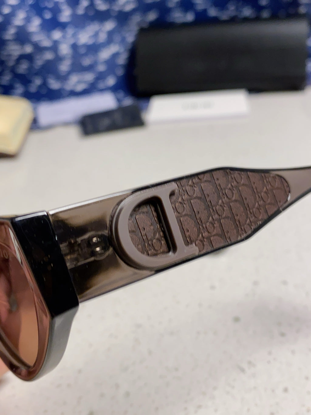 Dior Polarized Fashion Silver Lens Sunglasses for Women - 431736 - detail image 7