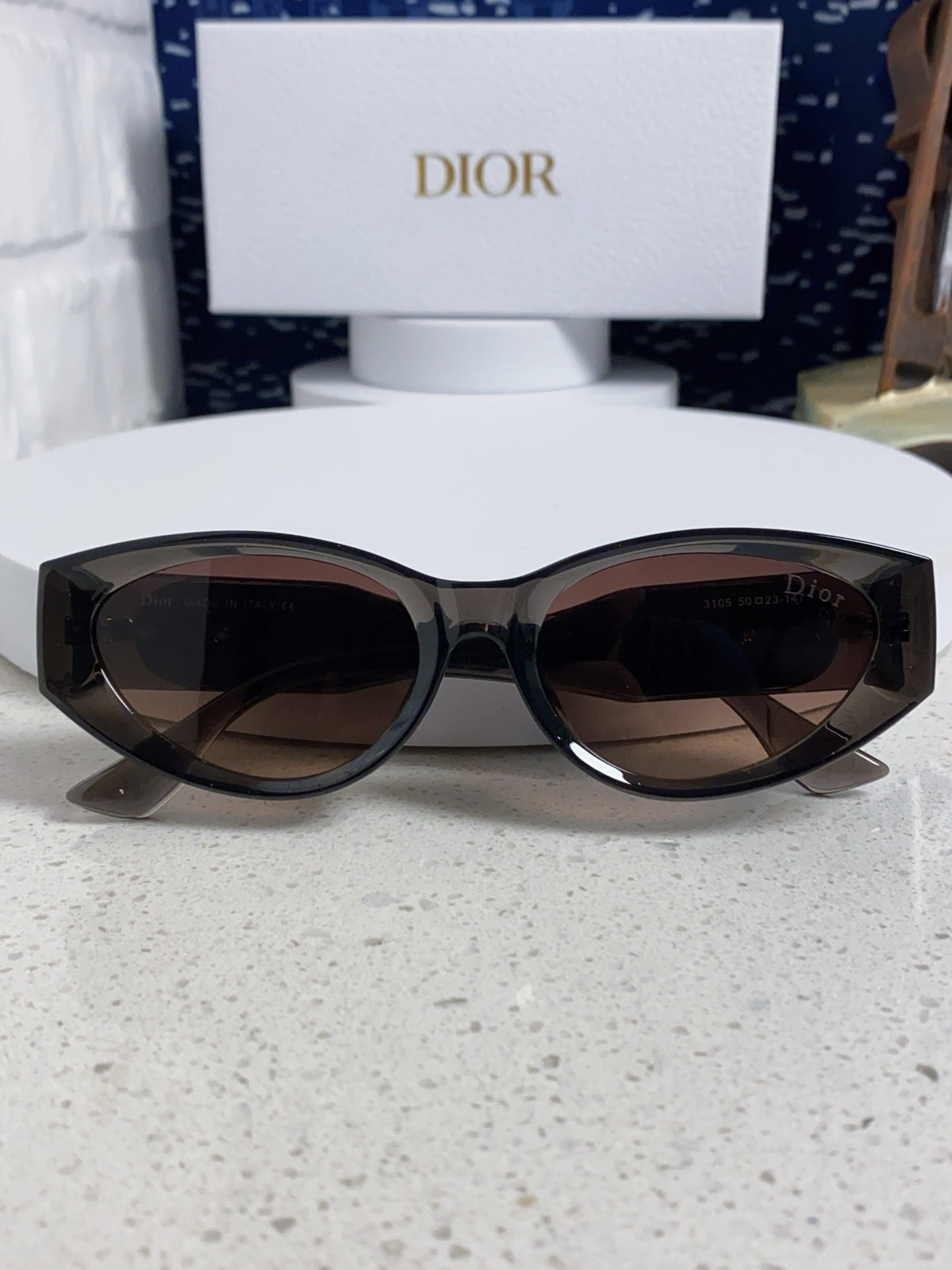 Dior Polarized Fashion Silver Lens Sunglasses for Women - 431736 - detail image 9