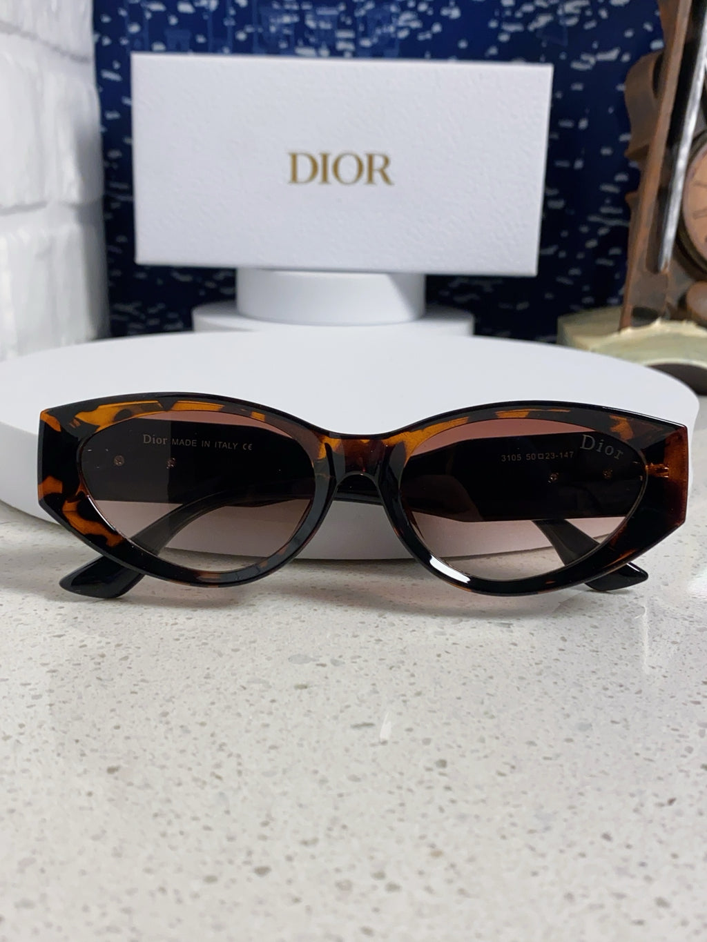 Dior Polarized Fashion Silver Lens Sunglasses for Women - 431738 - detail image 9