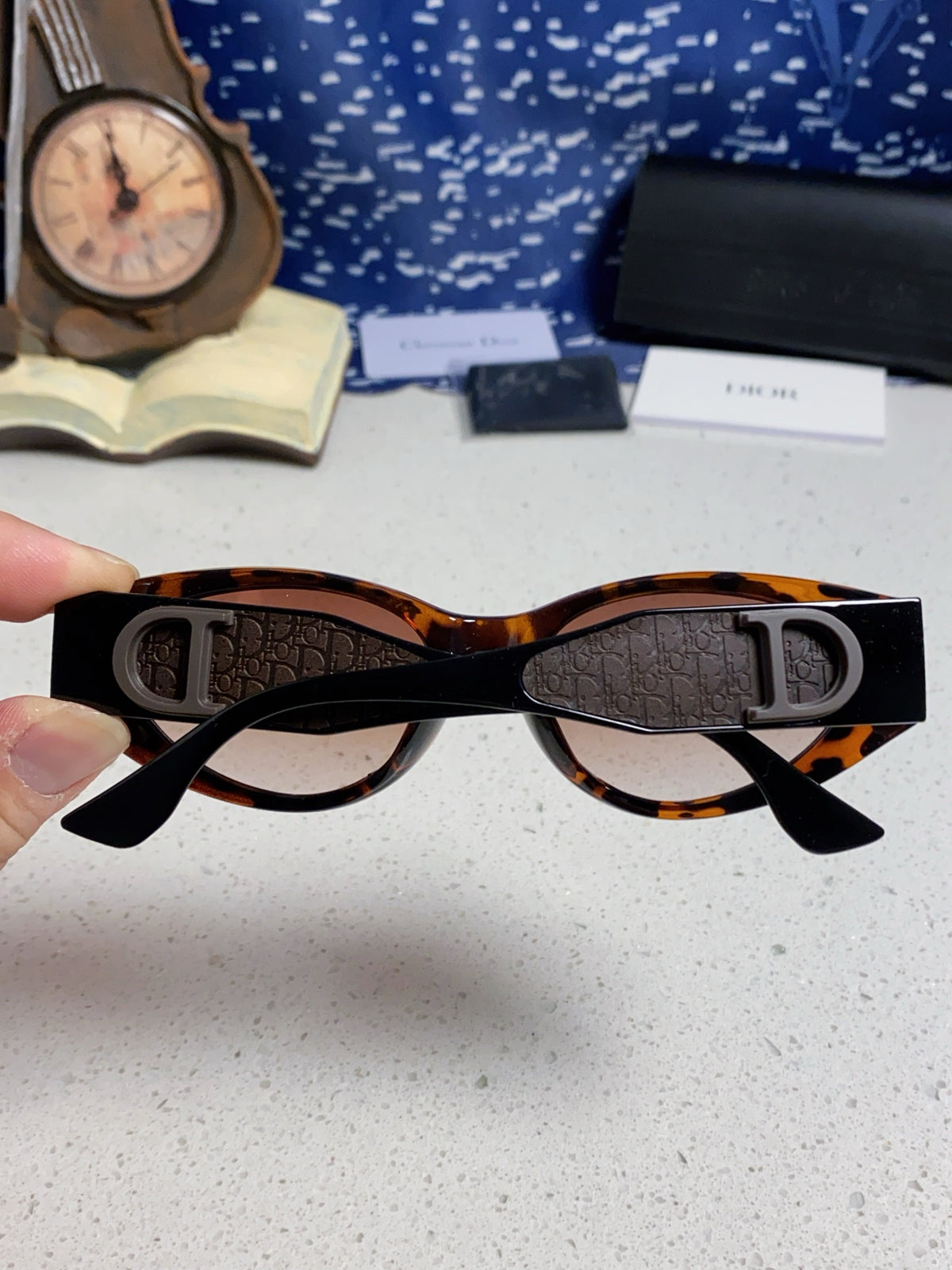 Dior Polarized Fashion Silver Lens Sunglasses for Women - 431738 - detail image 5