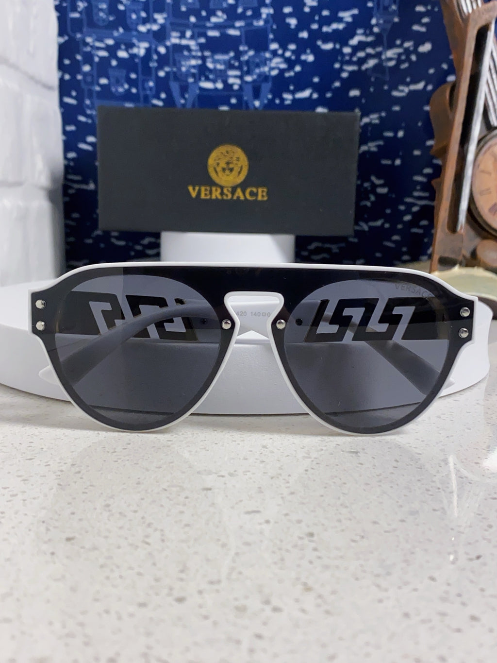 Versace Fashion Silver Lens Sunglasses for Men & Women - 867236 - detail image 9