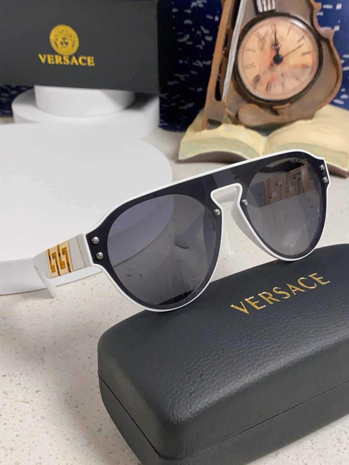 Versace Fashion Silver Lens Sunglasses for Men & Women - 867236 - detail image 10