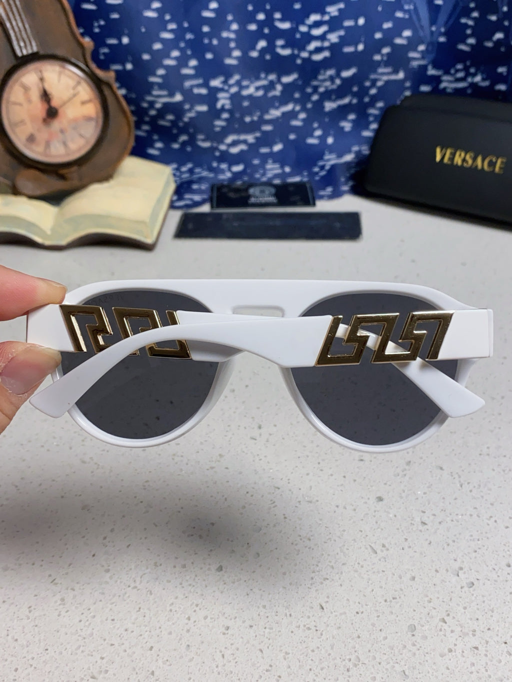 Versace Fashion Silver Lens Sunglasses for Men & Women - 867236 - detail image 5