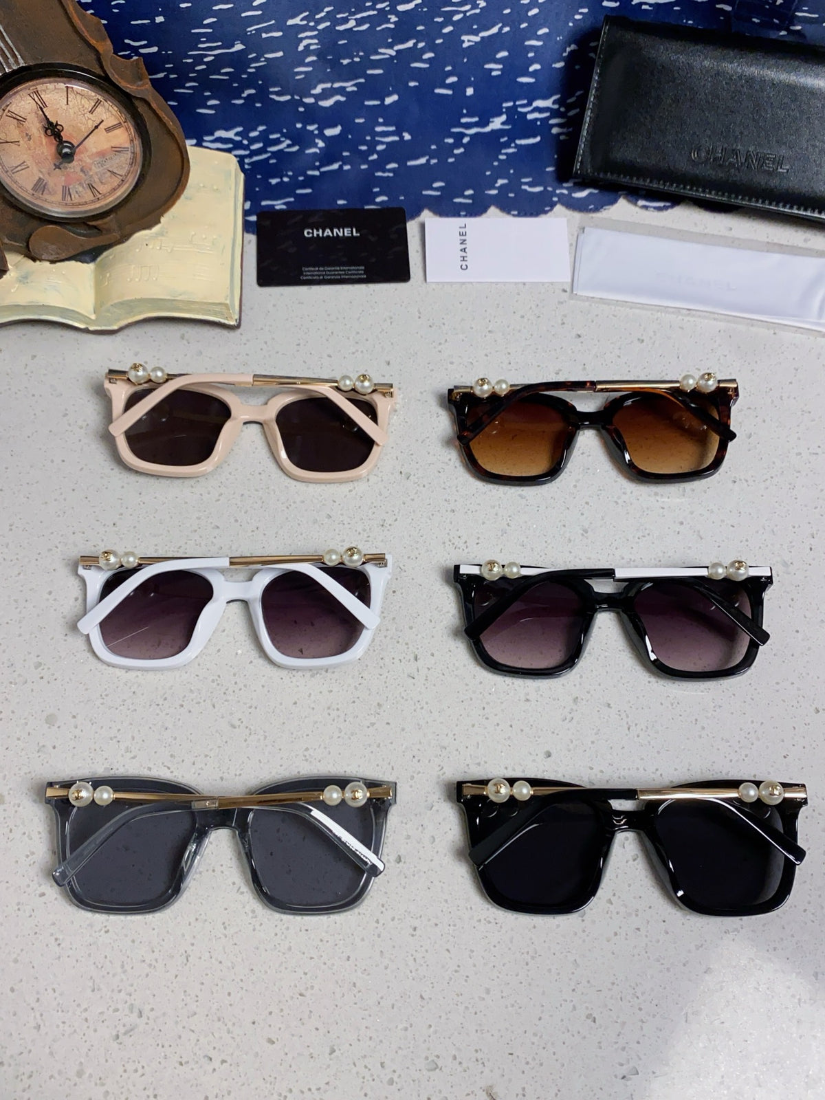 Chanel Fashion Silver Lens Sunglasses for Women - 867085 - detail image 10