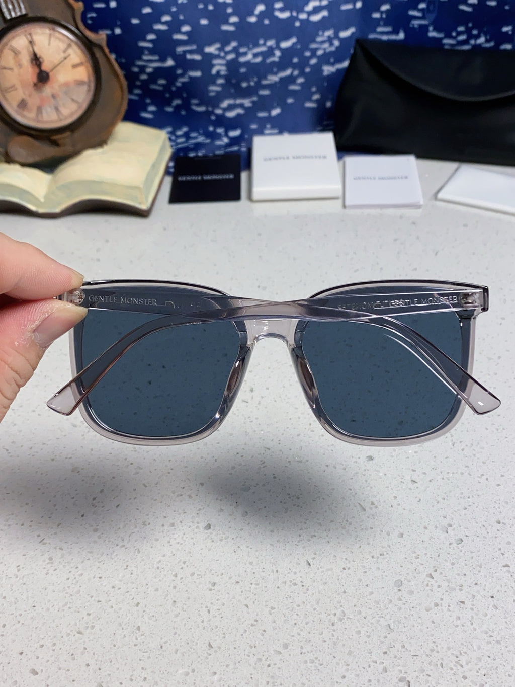 Gentle Monster FIRDA Oversized Blue Lens Sunglasses for Women - 416478 - detail image 5