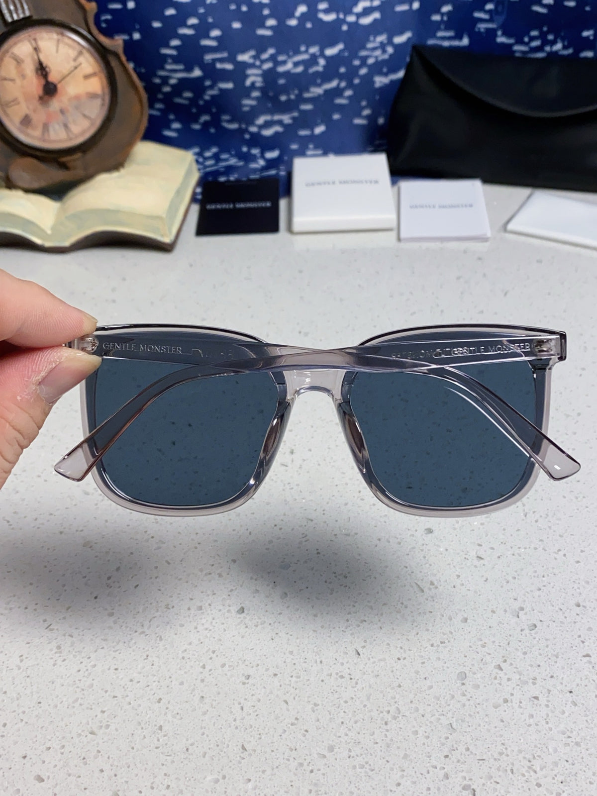 Gentle Monster FIRDA Oversized Blue Lens Sunglasses for Women - 416478 - detail image 5