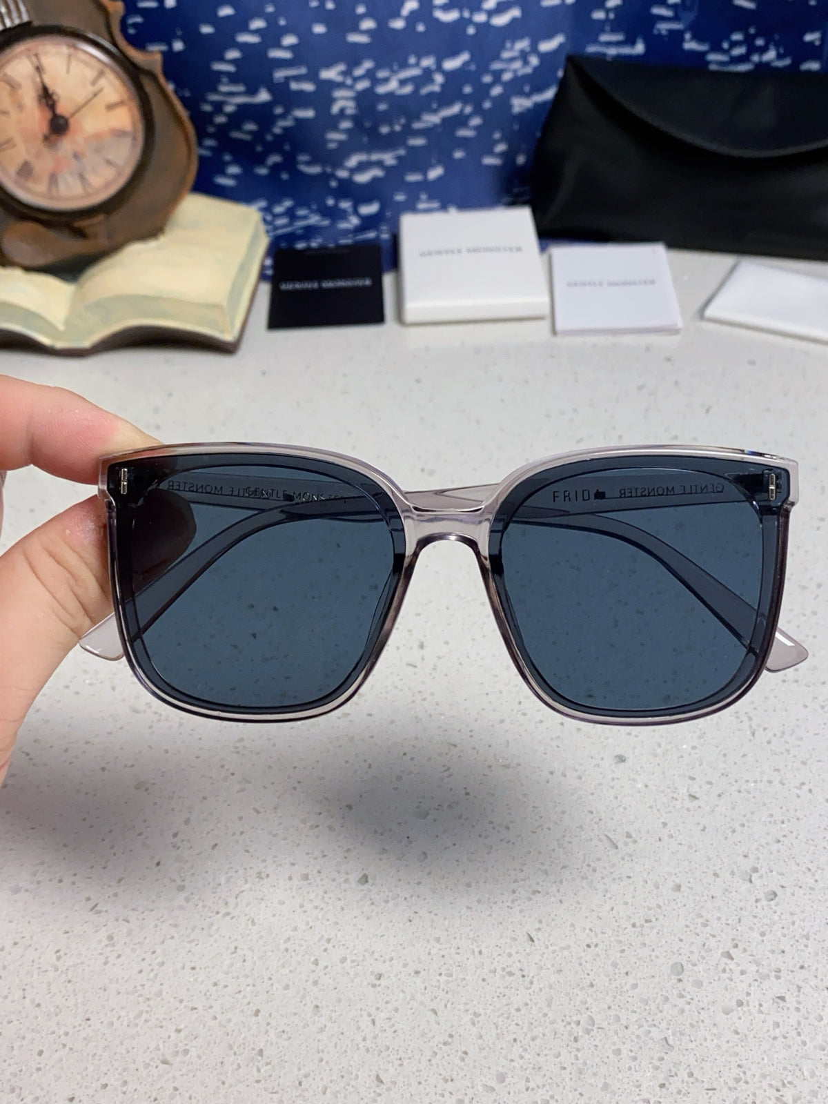 Gentle Monster FIRDA Oversized Blue Lens Sunglasses for Women - 416478 - detail image 4