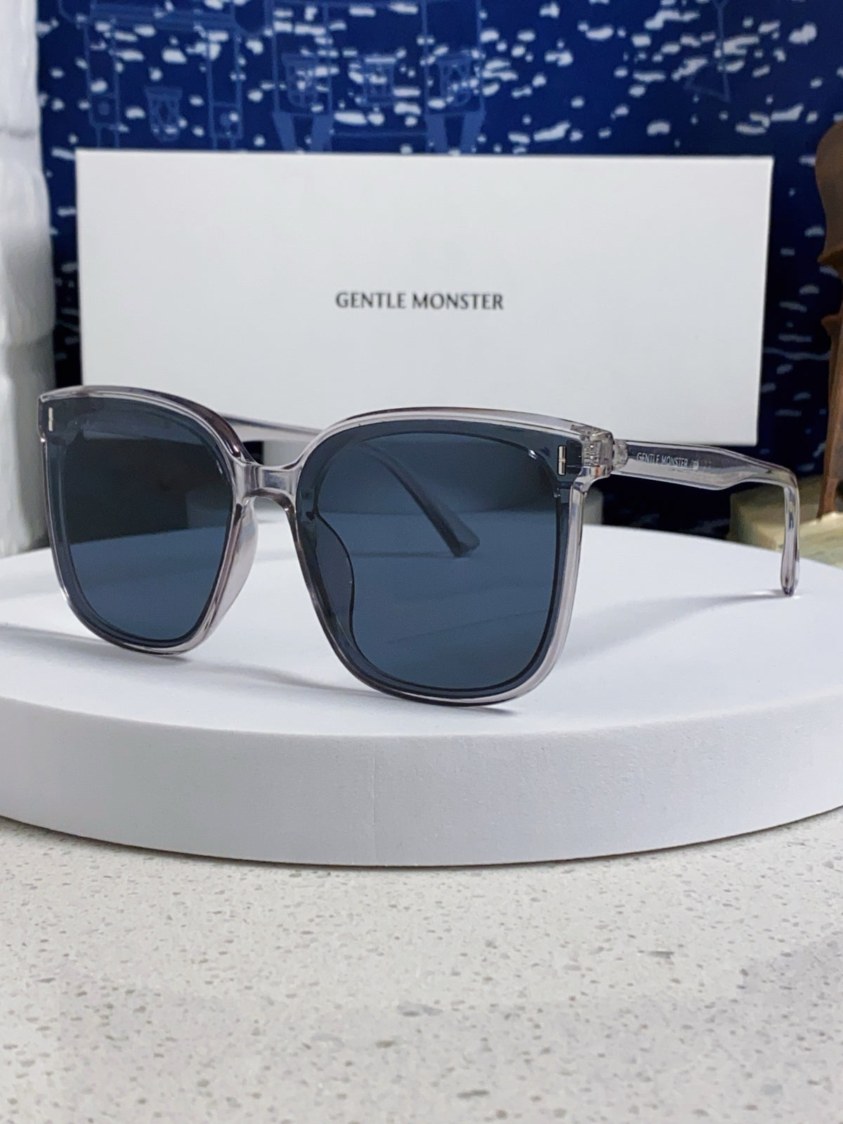 Gentle Monster FIRDA Oversized Blue Lens Sunglasses for Women - 416478