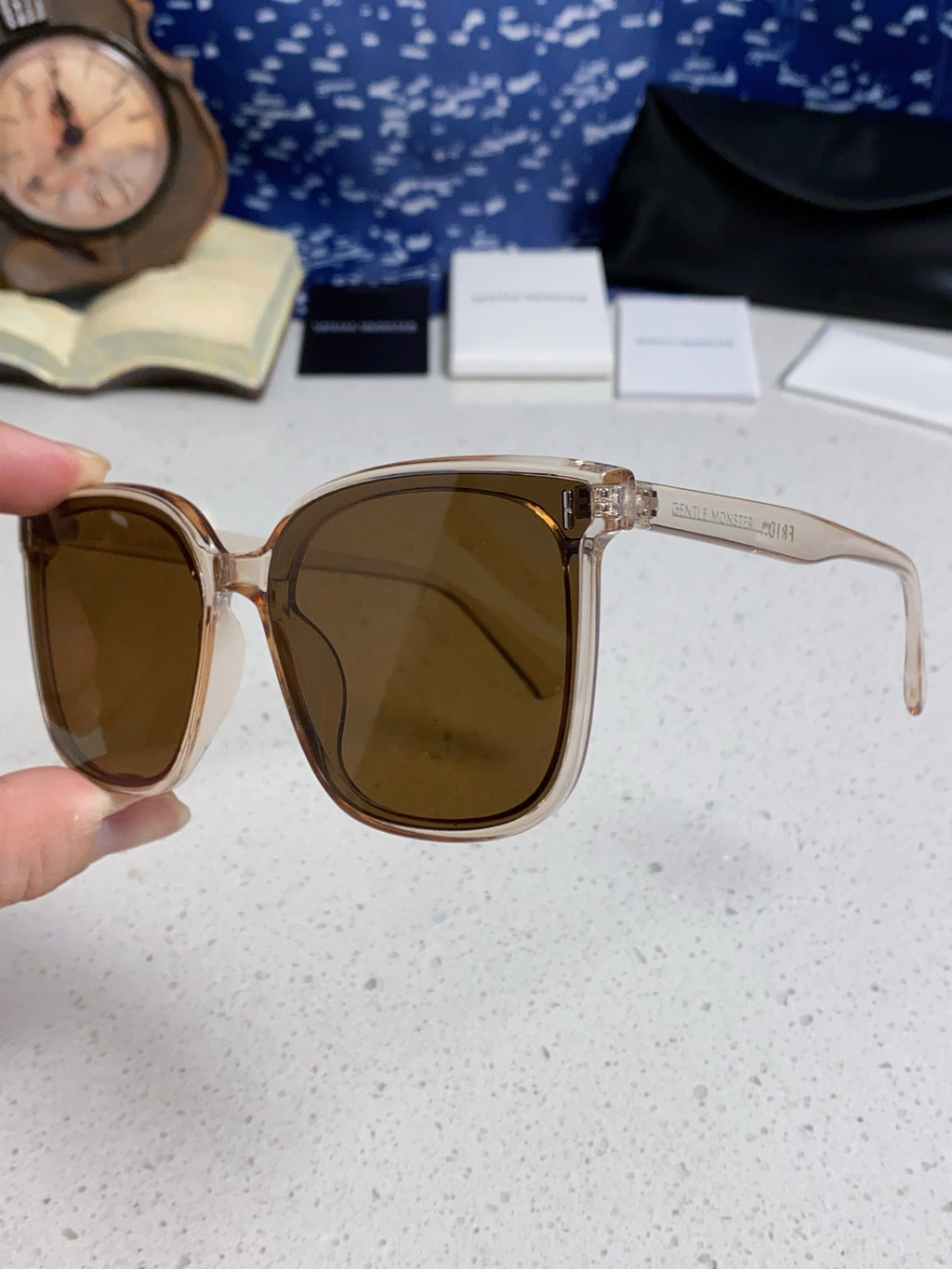 Gentle Monster FIRDA Oversized Brown Lens Sunglasses for Women - 416479 - detail image 6