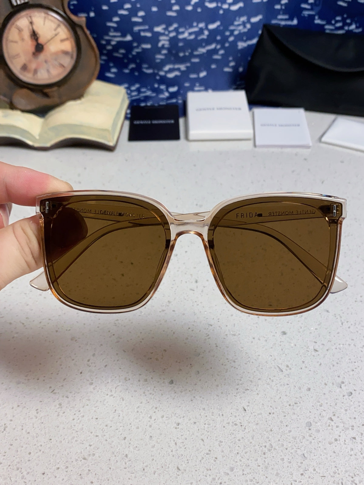 Gentle Monster FIRDA Oversized Brown Lens Sunglasses for Women - 416479 - detail image 4