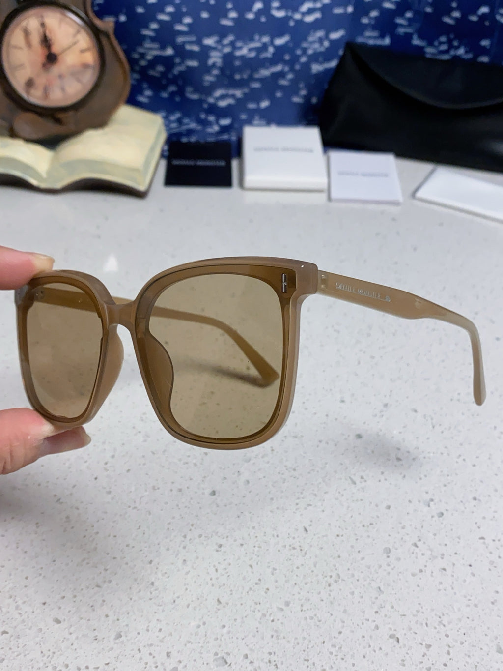 Gentle Monster FIRDA Oversized Gray Lens Sunglasses for Women - detail image 6